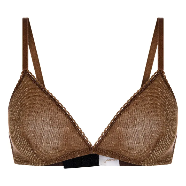 Sujetador metálico Amethist | Tabaco- Imagen del producto n°0