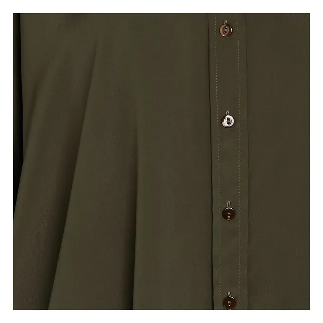 Chemise Brooklin Métallisée | Vert foncé