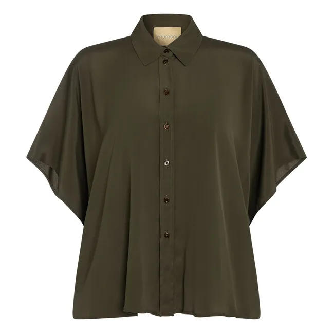 Chemise Brooklin Métallisée | Vert foncé