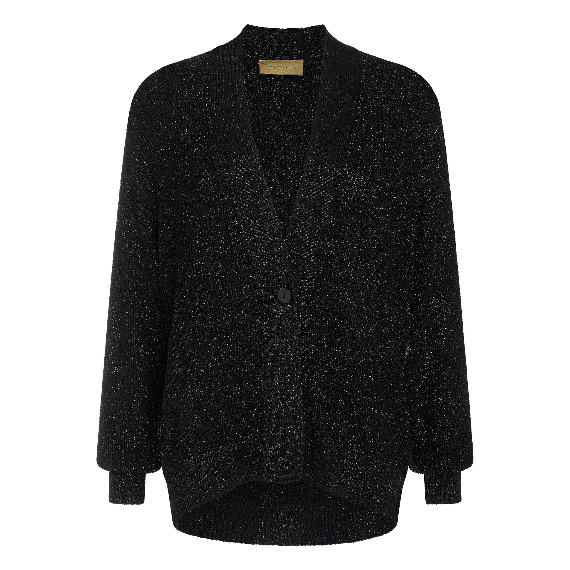 Momoni Black Anthony Metallic Vest
