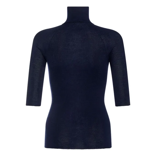 Jersey Hardy de lana merina | Azul Noche