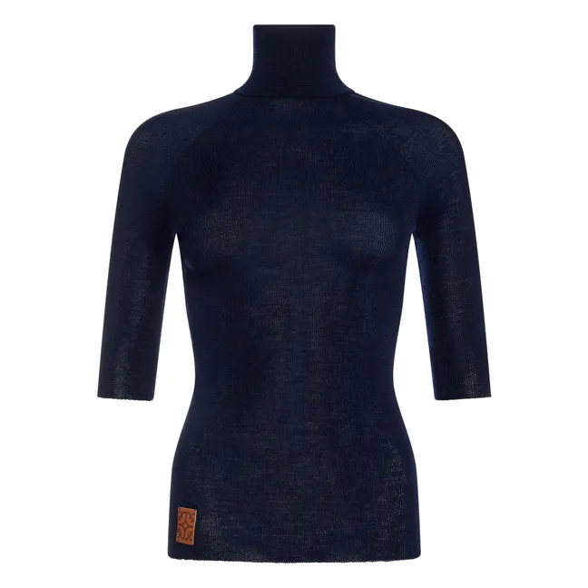 Jersey Hardy de lana merina | Azul Noche