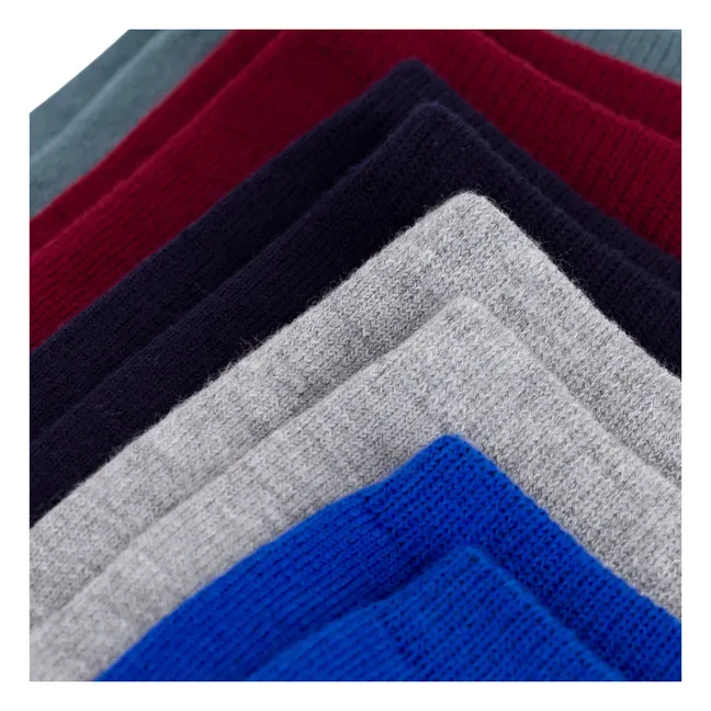 5 Paar einheitliche Socken | Blau