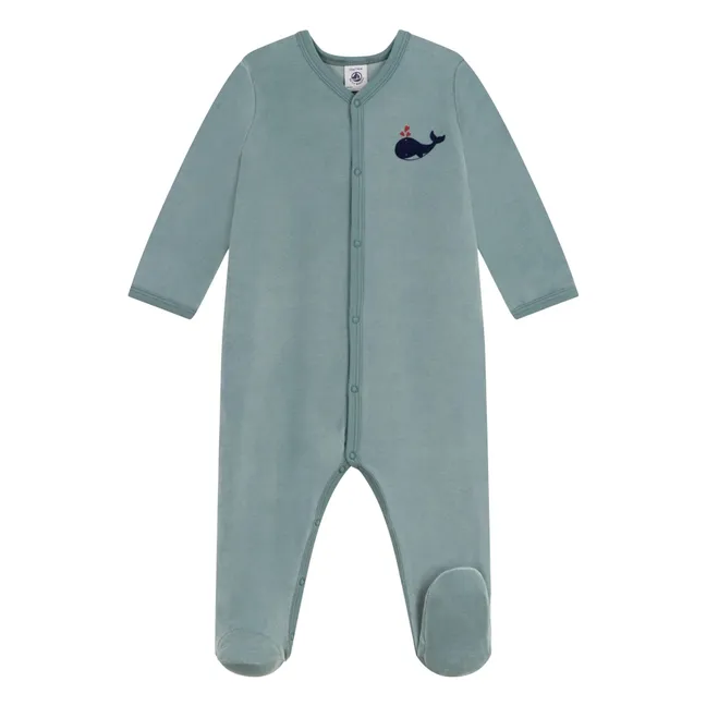 Dors Bien Baleine organic cotton pyjamas | Green