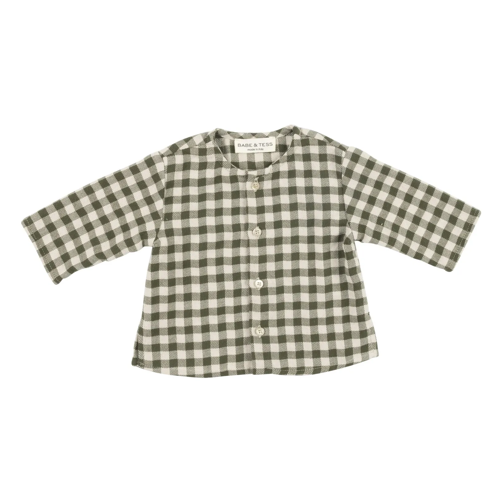 Babe & Tess Green Babe Vichy Shirt