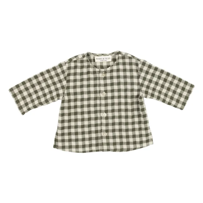 Camiseta Babe Vichy | Verde