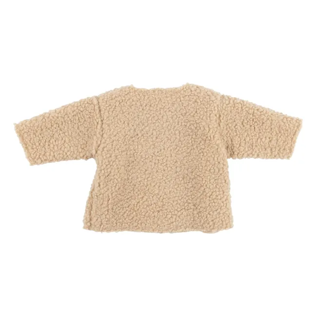 Teddy-Jacke | Beige