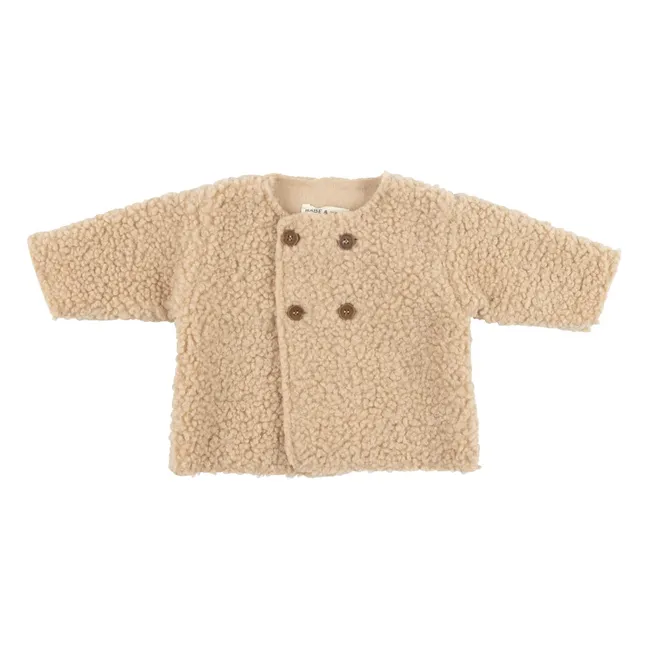 Teddy-Jacke | Beige