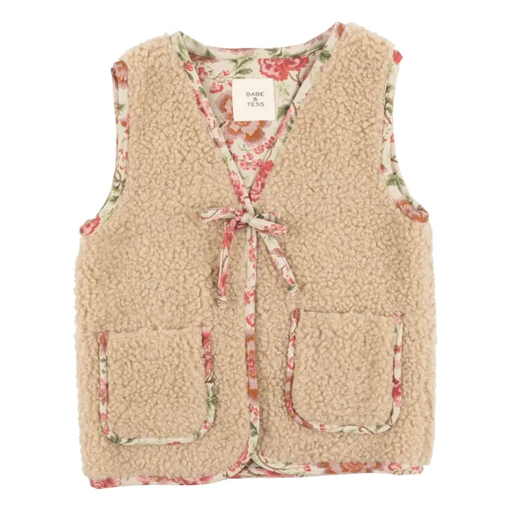 Gilet Teddy | Beige- Image produit n°0