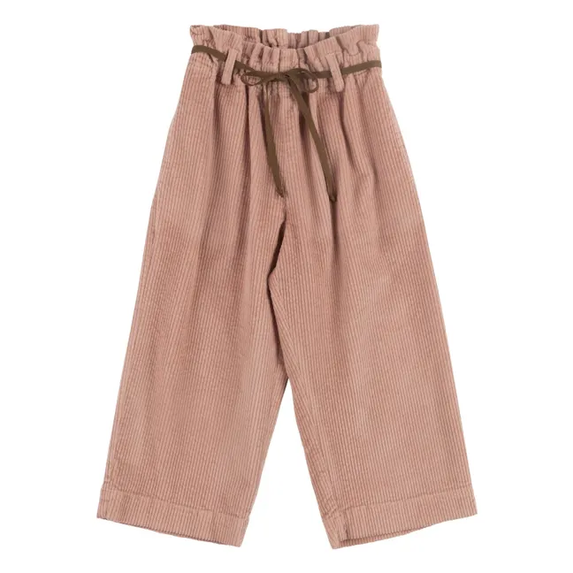 Pantalon Velours Côtelé | Rose