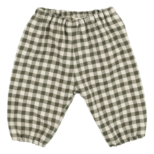 Pantalones Babe Vichy | Verde
