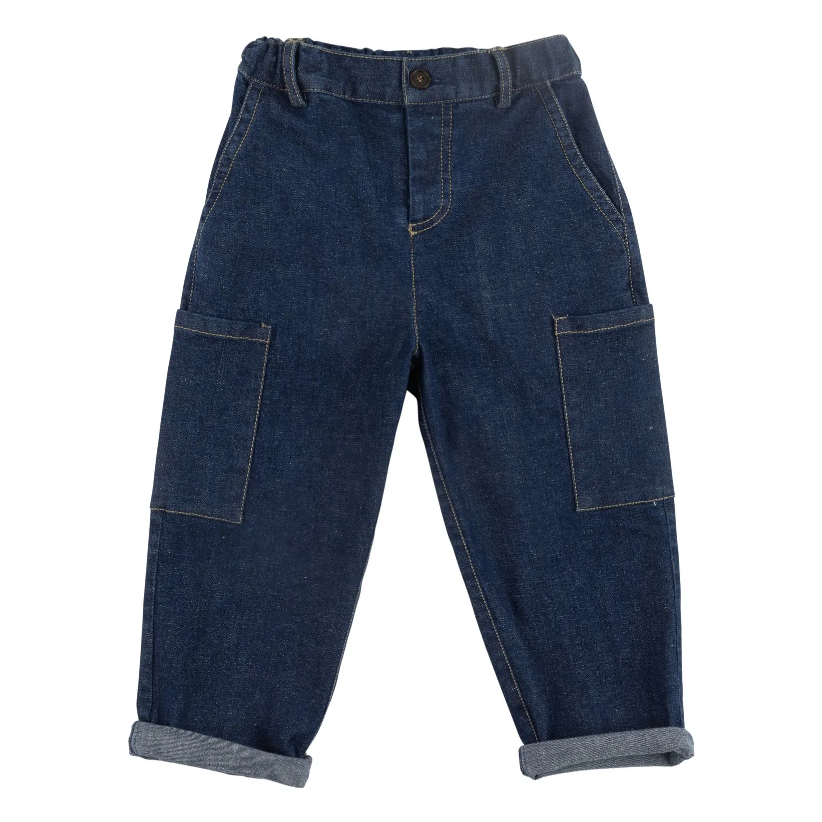 Babe & Tess Denim Brut Cargo Denim Pants