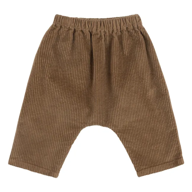 Sarouel Babe Velours Côtelé | Marron