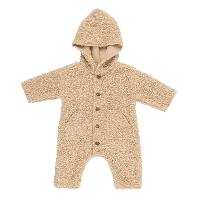 Tuta in sherpa | Beige