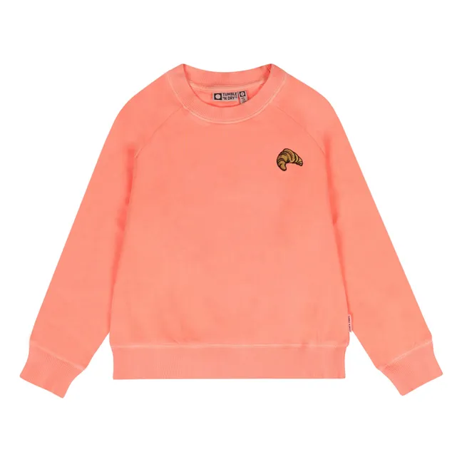 Sweat Fluo Coton Bio | Rose