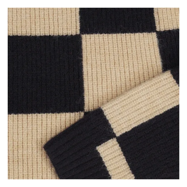 Pull Miles Damier | Noir