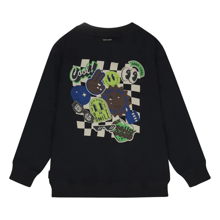 T-shirt Distance Coton Bio | Bleu foncé- Image produit n°1