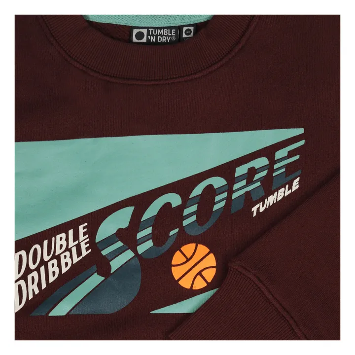 Slam Dunk Sweat Algodón orgánico | Burdeos- Imagen del producto n°3