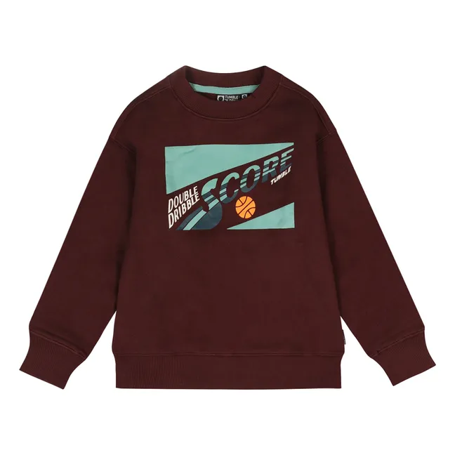 Sweat Slam Dunk Coton Bio | Bordeaux