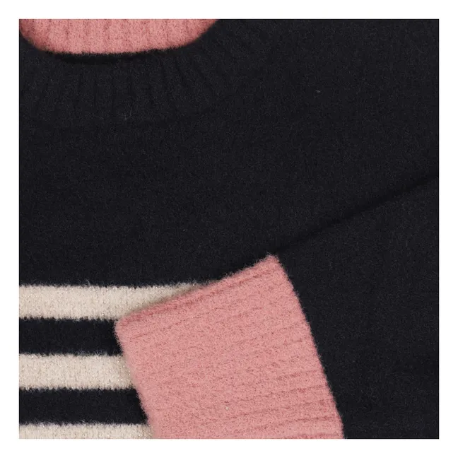 Pull Sante Rayé | Bleu nuit