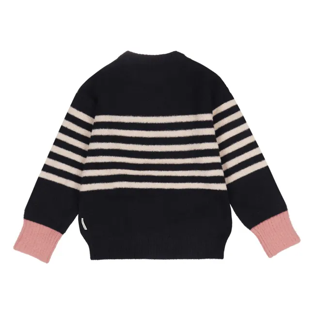 Pull Sante Rayé | Bleu nuit