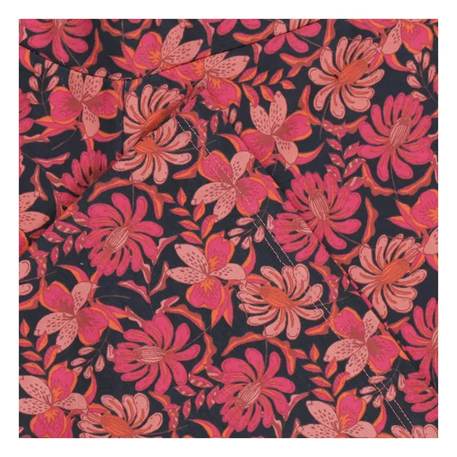 Legging Plaisir Fleuri Coton Bio | Rose