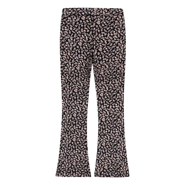 Legging Grazie Fleuri | Bleu nuit