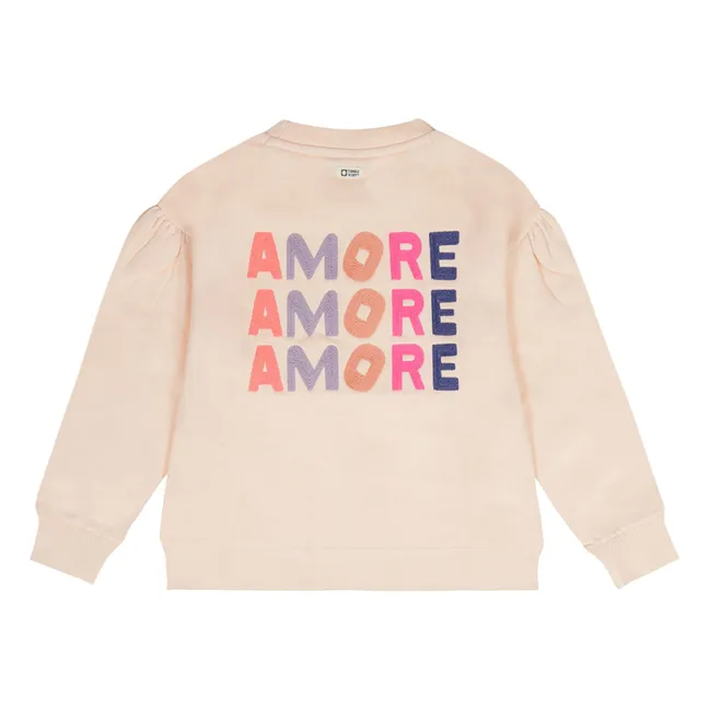 Sweat Amore Coton Bio | Rose poudré