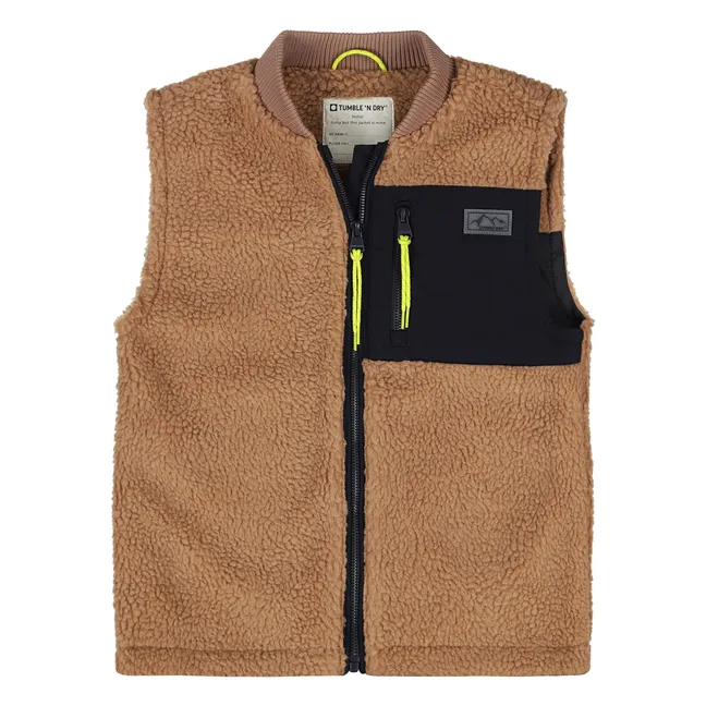 Veste Sans Manches Opposite Fibres Recyclées | Beige