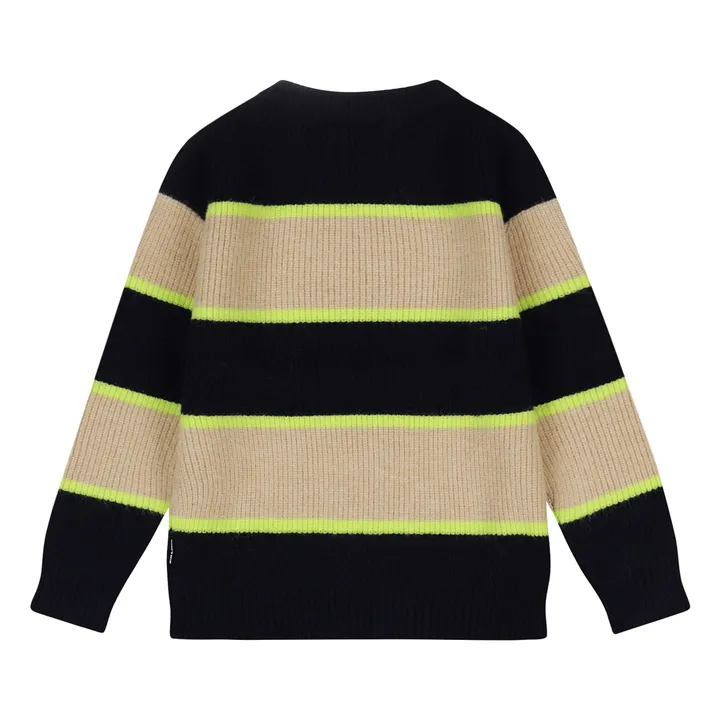 Pull Slide Rayé | Bleu nuit- Image produit n°3