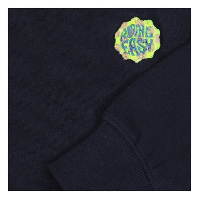 Sweat Heelflip Coton Bio | Bleu nuit