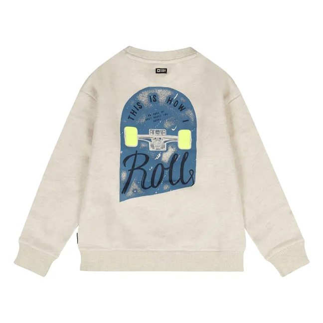 Felpa in cotone organico Deck | Bianco