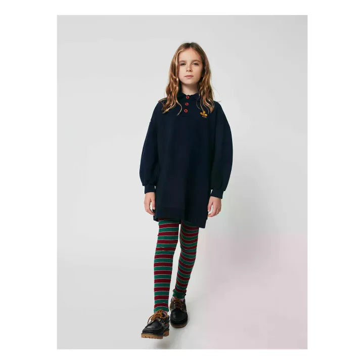 Legging Côtelé Rayé | Vert- Image produit n°1