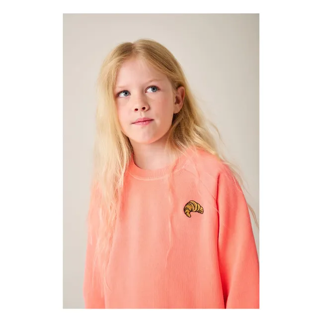 Sweat Fluo Coton Bio | Rose