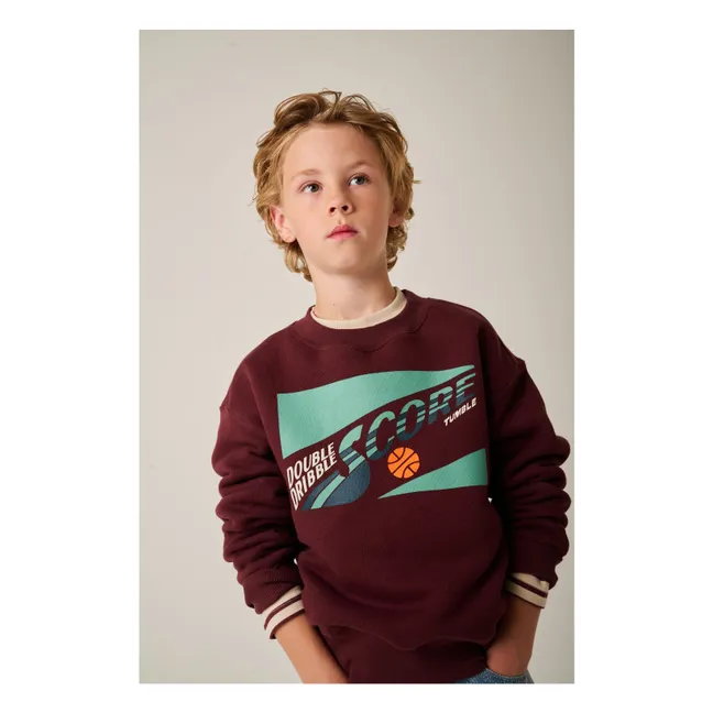Sweat Slam Dunk Coton Bio | Bordeaux