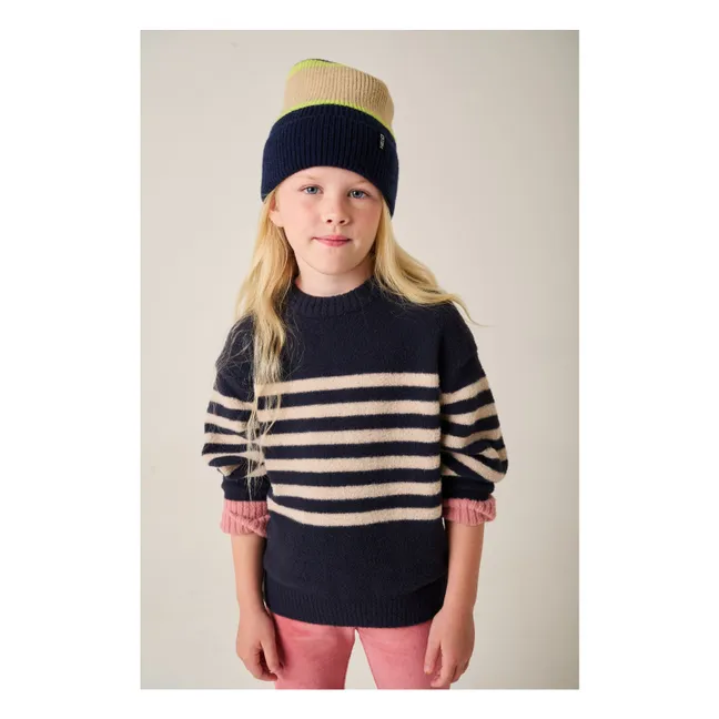 Pull Sante Rayé | Bleu nuit