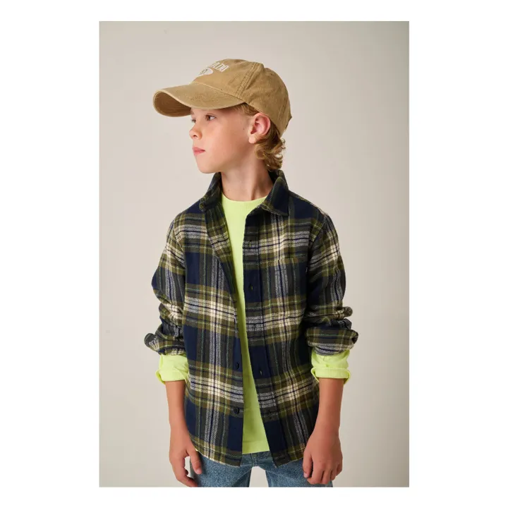 Chemise Contest Carreaux  | Bleu nuit- Image produit n°1