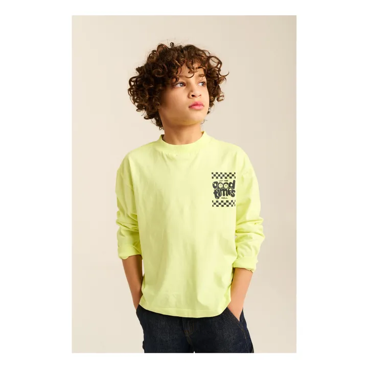 T-shirt Grind Coton Bio | Jaune- Image produit n°1