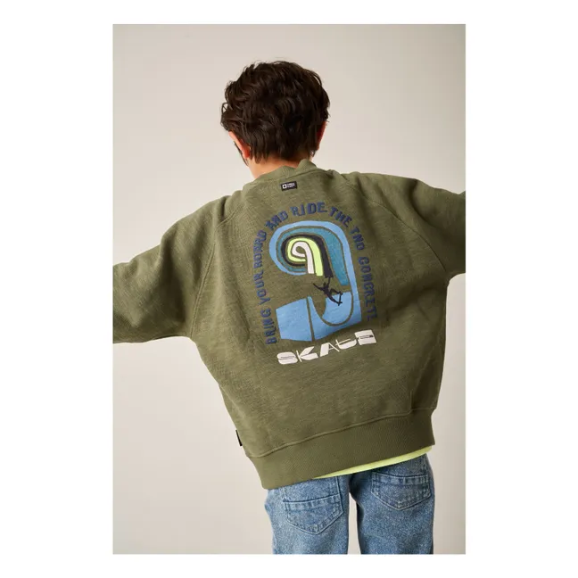 Sweat Halfpipe Bio-Baumwolle | Khaki