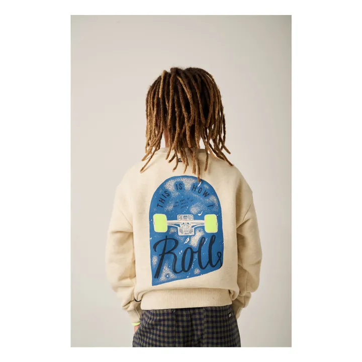 Sweat Deck Coton Bio | Blanc cassé- Image produit n°2