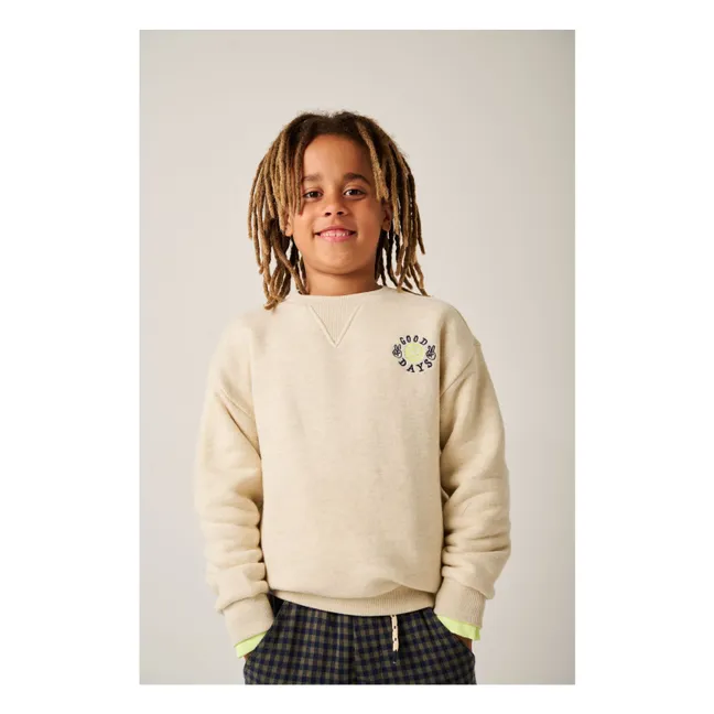 Sweat Deck Coton Bio | Blanc cassé