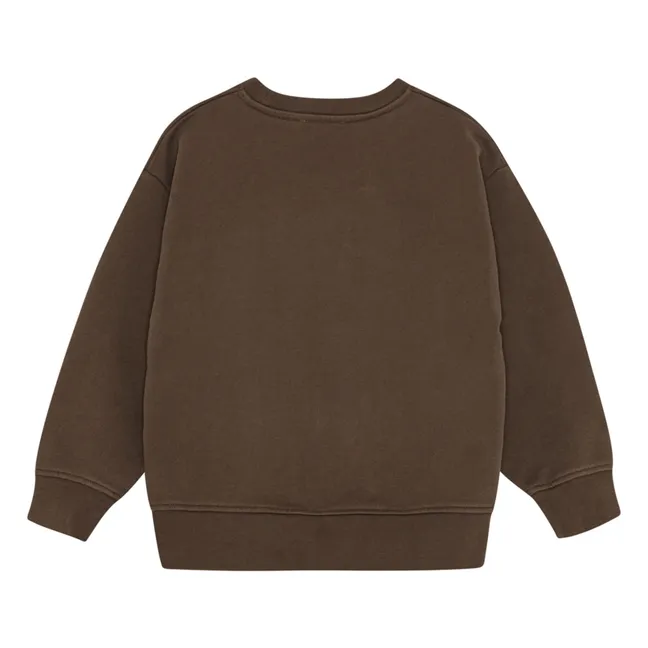 Sweat Norah Coton Bio | Marron