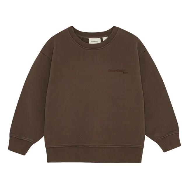 Sweat Norah Coton Bio | Marron