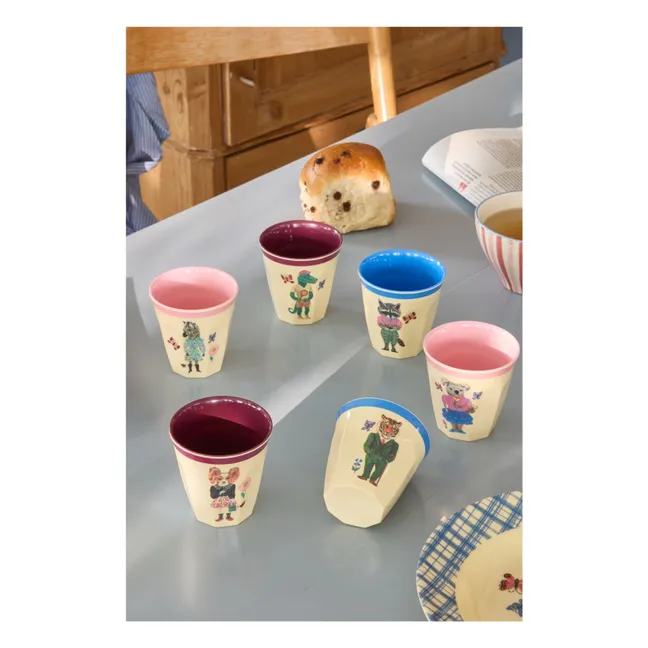 Gobelets - Set de 6 - Rice x Nathalie Lété | Crème