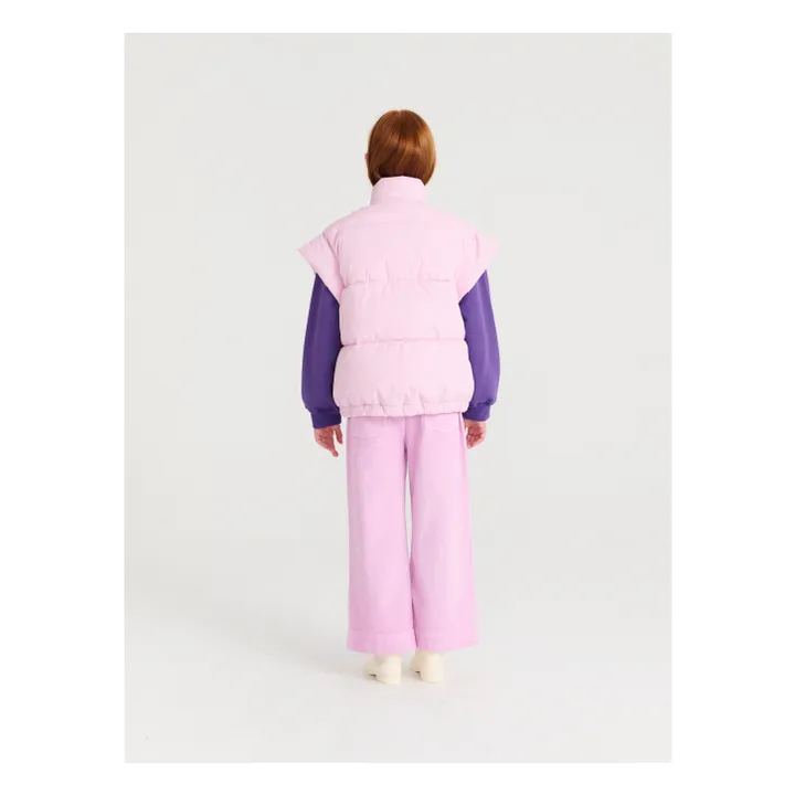 Doudoune Sans Manches N°5 | Rose- Image produit n°1