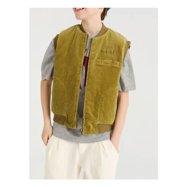 Giacca senza maniche N°6 | Olive