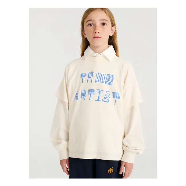 T-shirt N°1 Cotone biologico | Avorio