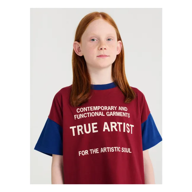 T-shirt N°18 Coton Bio | Bordeaux