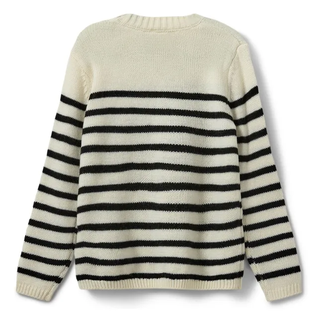 Pull Tildasy Rayé | Blanc