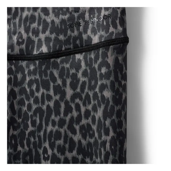 Legging Avalinasy Léopard | Gris